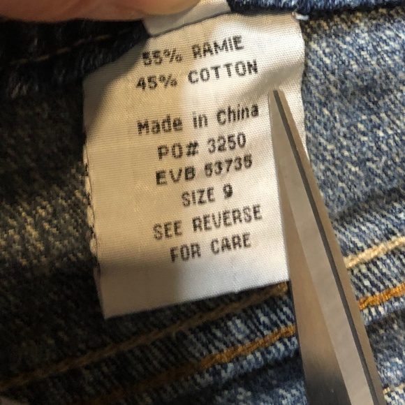 Paris Blues Jean Micro Mini Skirt size 9 Y2K Distressed Vintage micro mini skirt - Picture 4 of 11